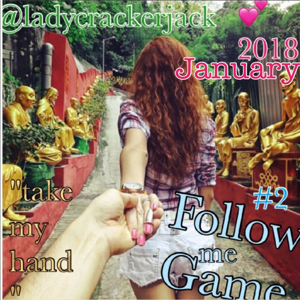FOLLOW GAME 2018🎈NEW YEAR☀️NEW FG "TAKE MY HAND"